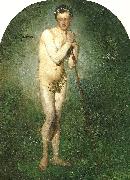Ernst Josephson Staende naken yngling oil on canvas